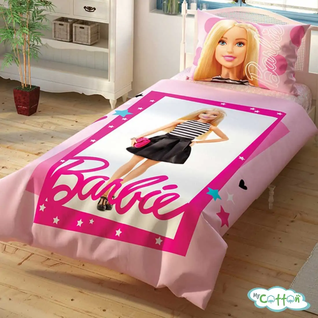 Детский комплект постельного TAC (Тач) BARBIE Детский комплект постельного TAC (Тач) BARBIE