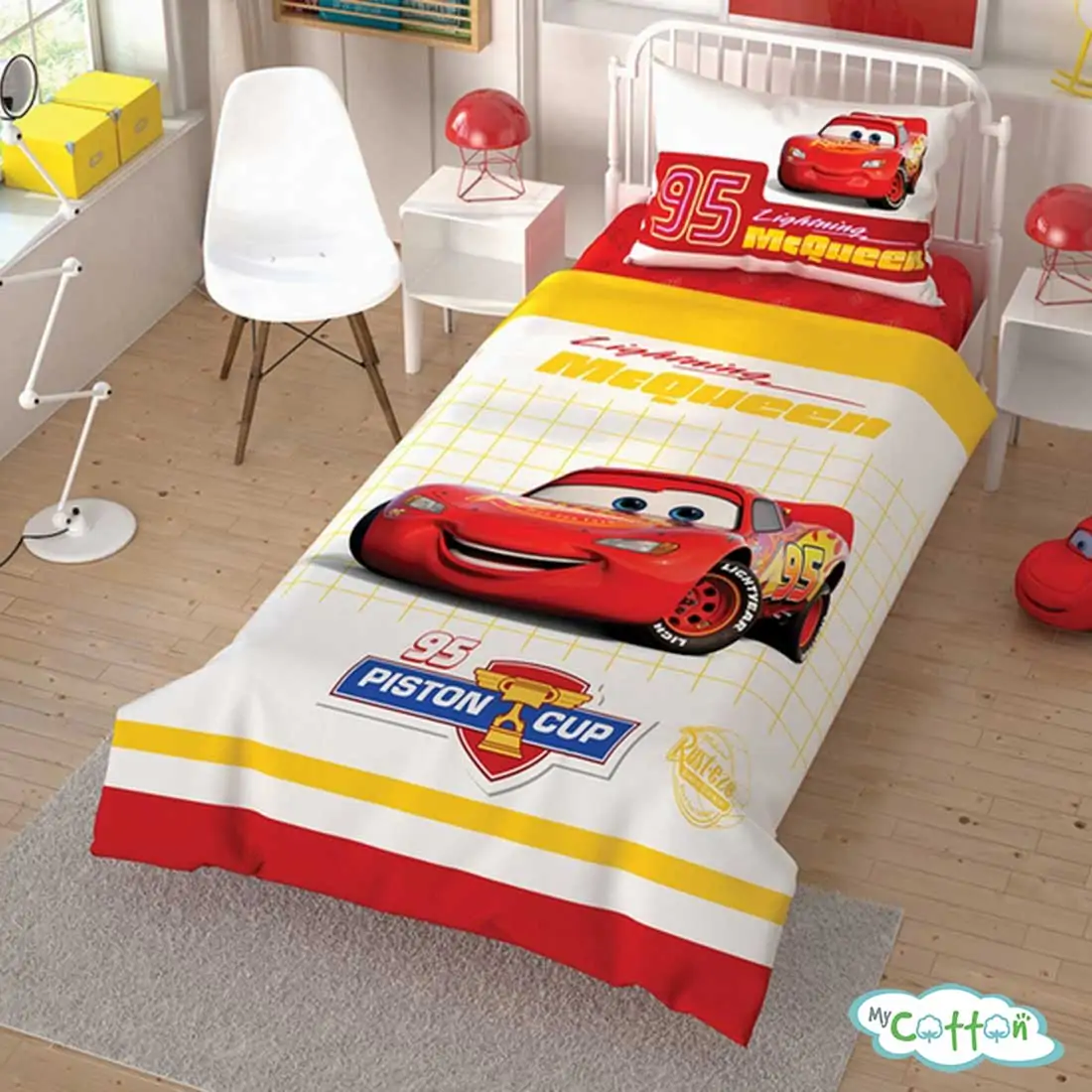 Детский комплект постельного TAC (Тач) DISNEY CARS Детский комплект постельного TAC (Тач) DISNEY CARS
